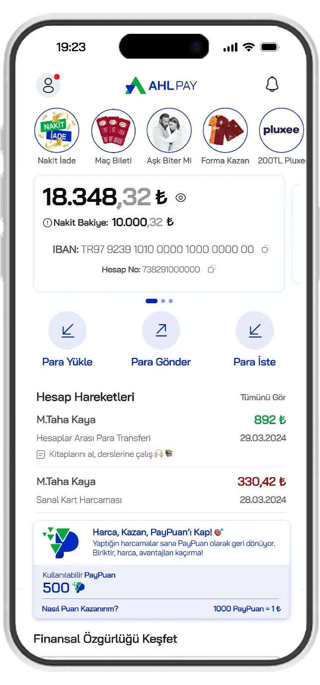 App screen