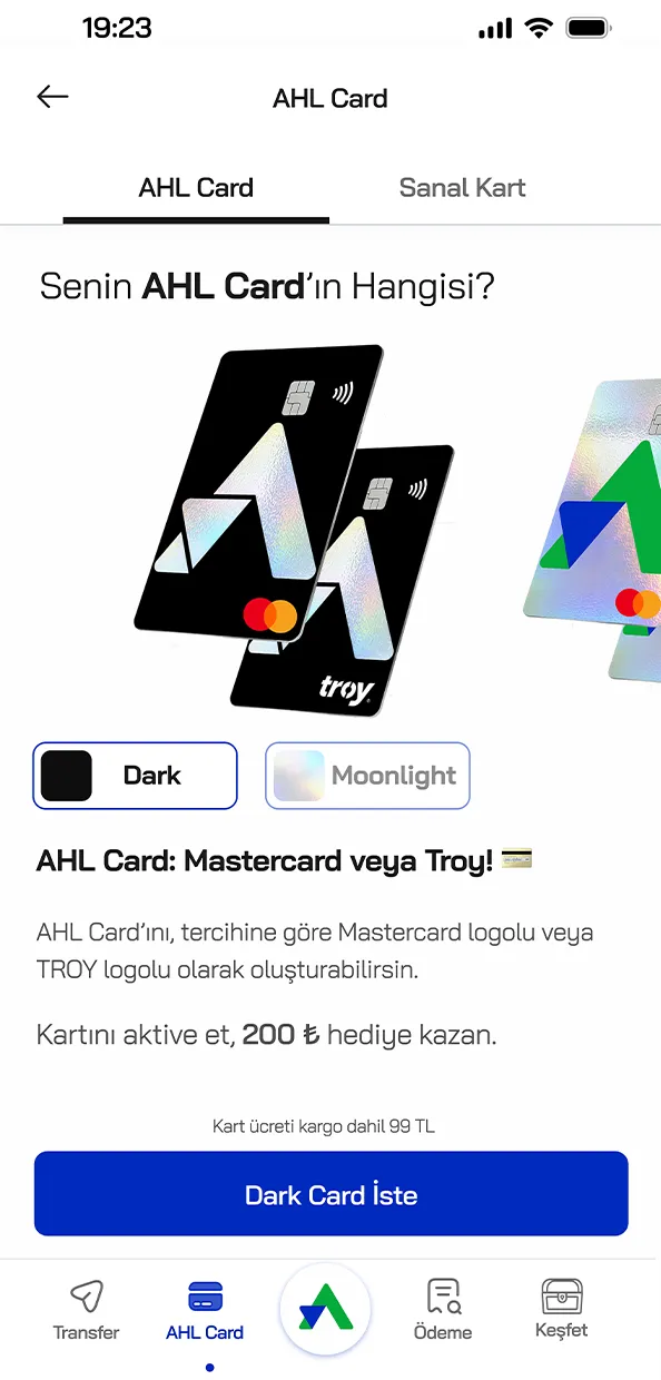 App screen